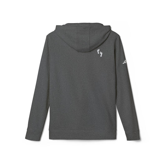 Feet in Straps Fleece Hoodie - white font in multiple colors