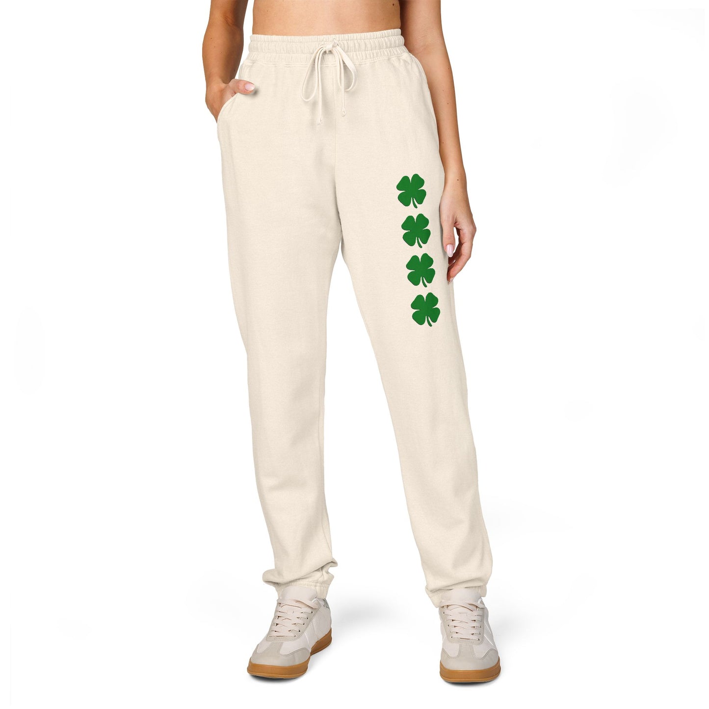 Shamrock Fleece CC Sweatpants — green font in multiple colors