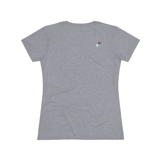 Approach with Chocolate Triblend Slim Fit Softest Tee- white font in multiple colors