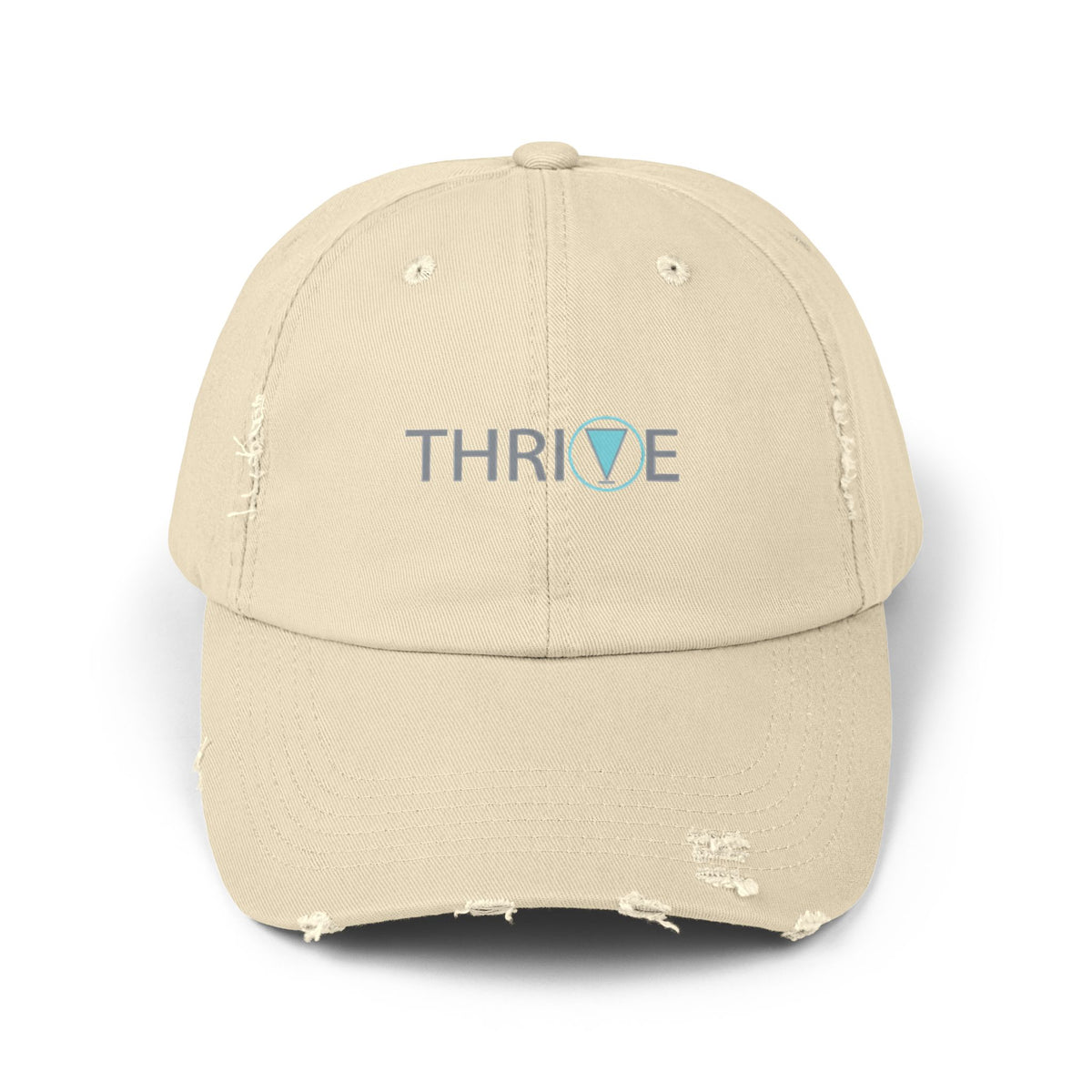 Thrive Embroidered Distressed Hat in multiple colors