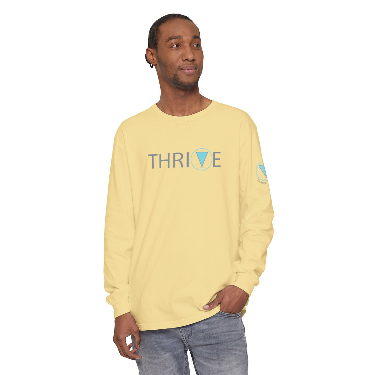 Thrive Long Sleeve Tee in multiple colors