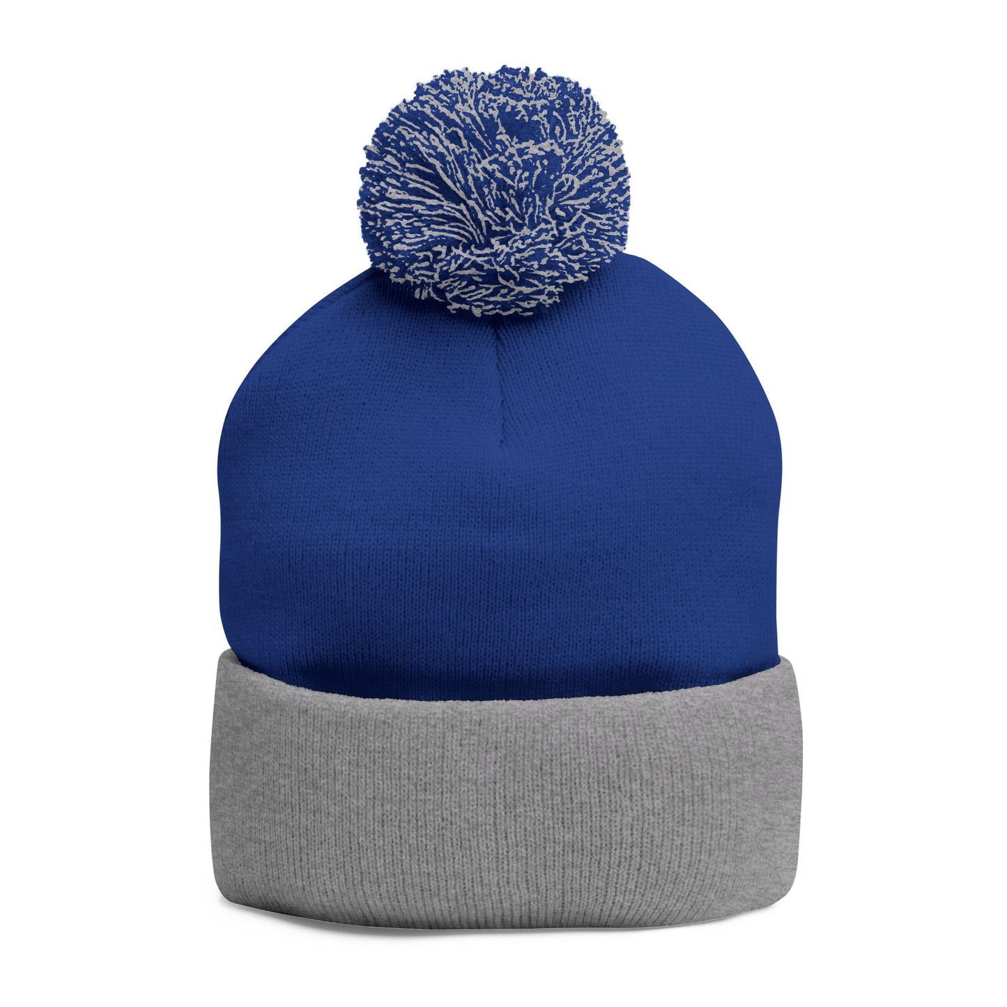 WTF Pom-Pom Knit Cap (Embroidery) - black font in multiple colors