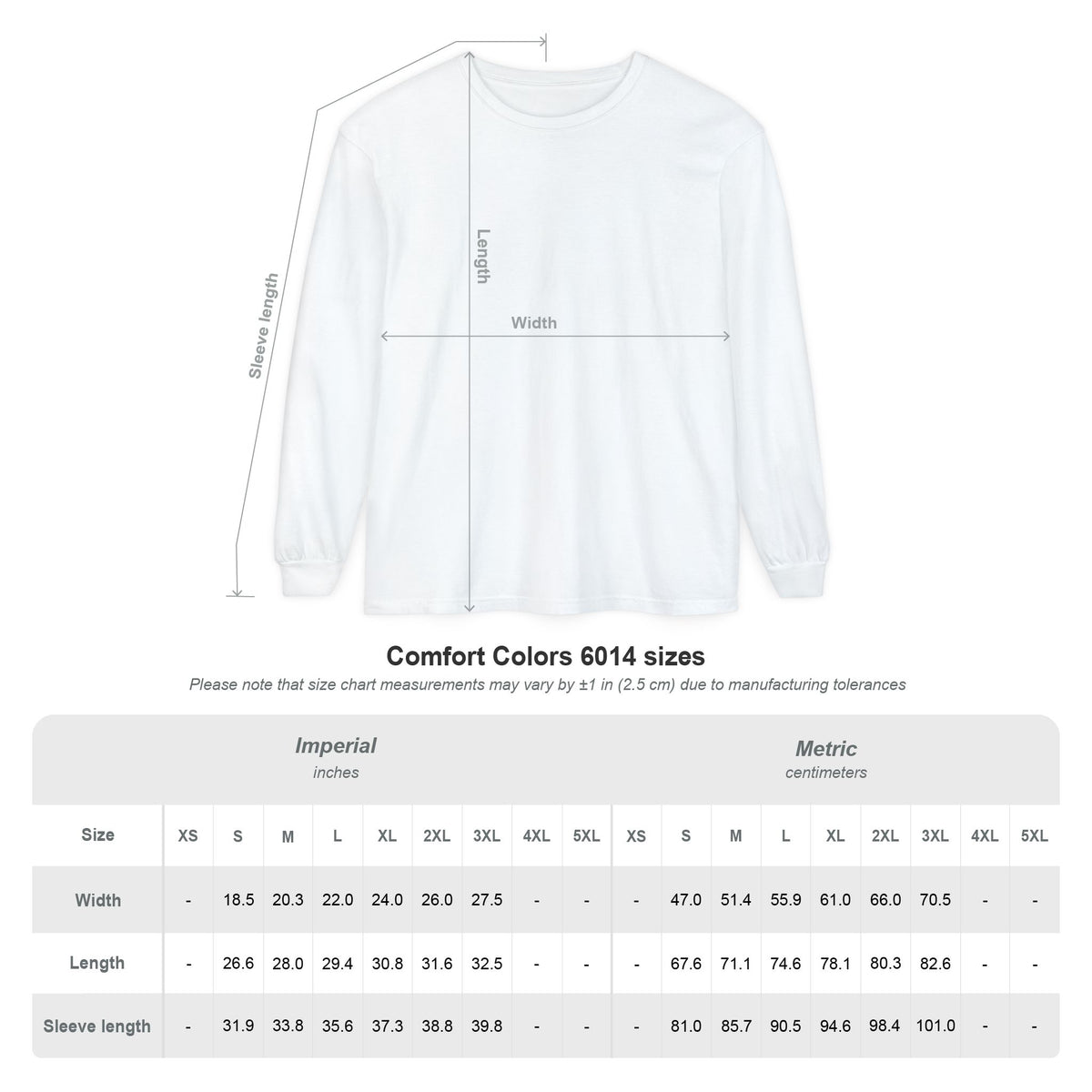 Thrive White Long Sleeve Logo Tee