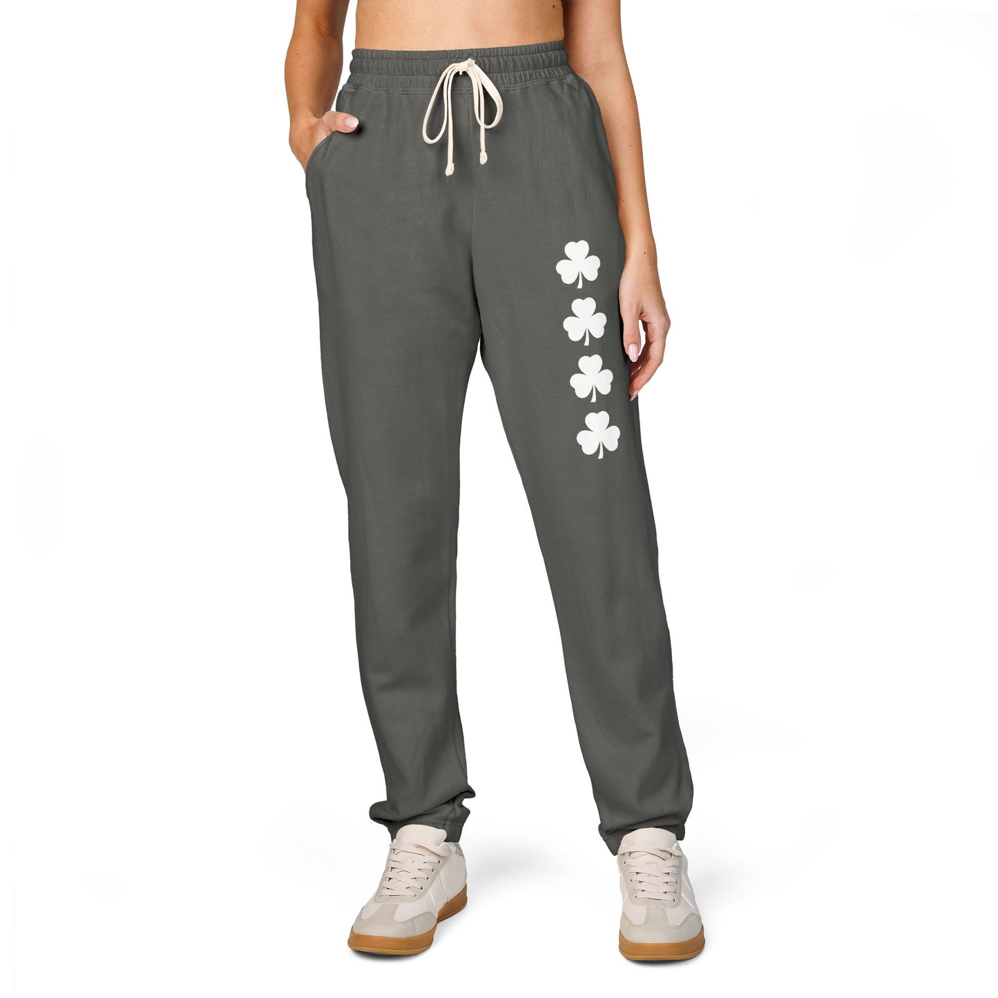 Shamrock CC Fleece Sweatpants - white font in multiple colors