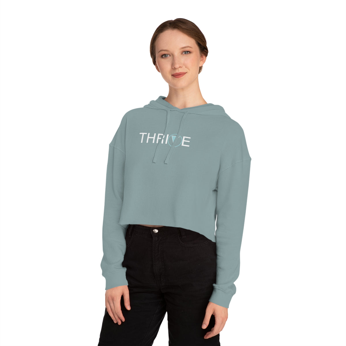 Thrive Cropped Hoodie in multiple colors