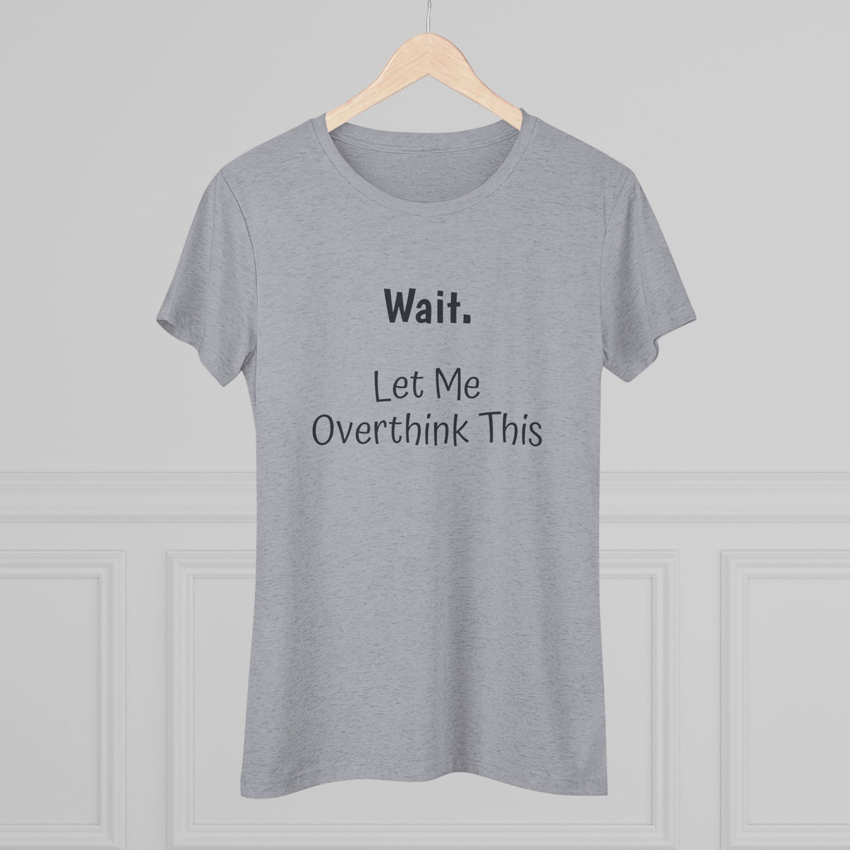 Overthinking NL Tee - black font in multiple colors