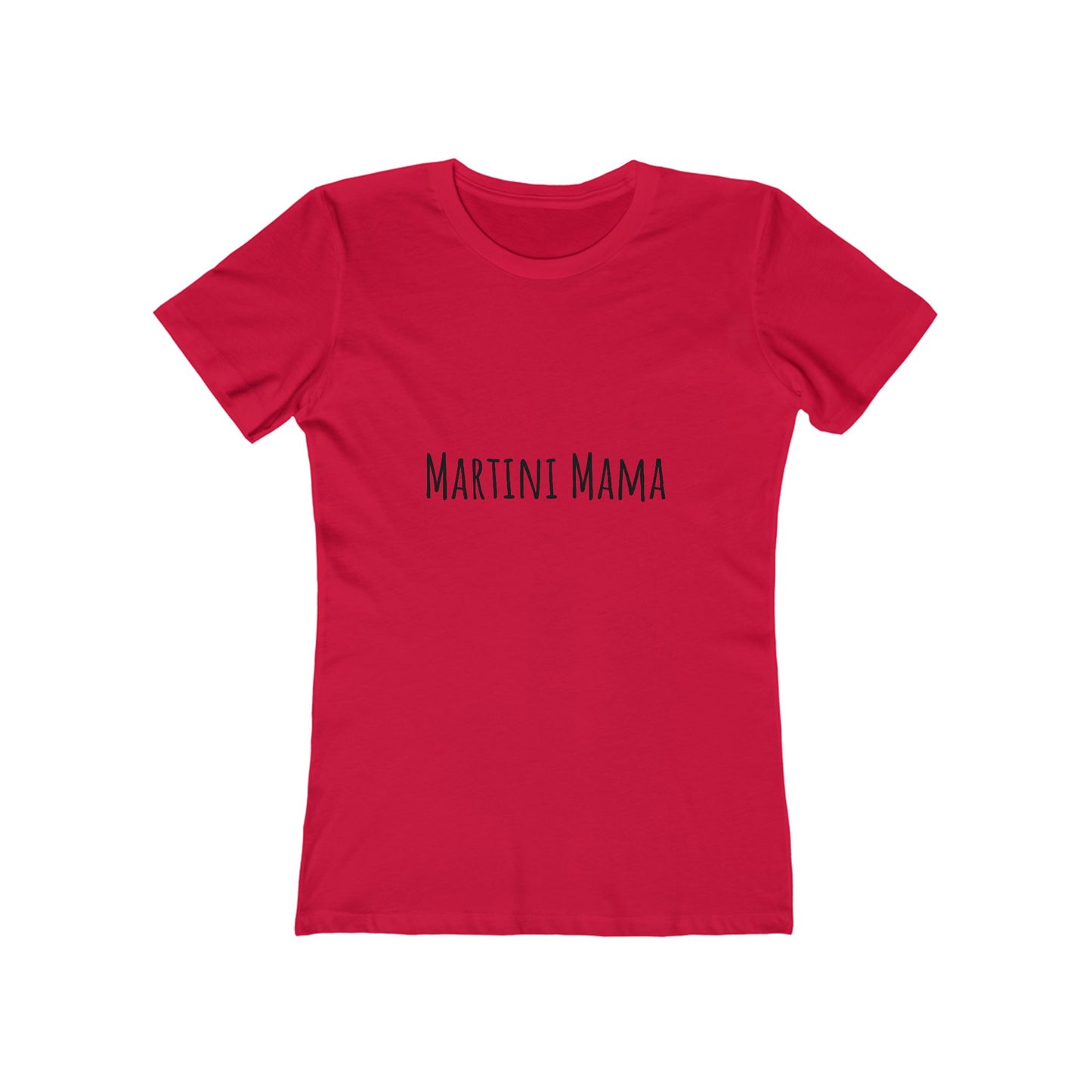 Martini Mama Comfy Tee - black font in multiple colors