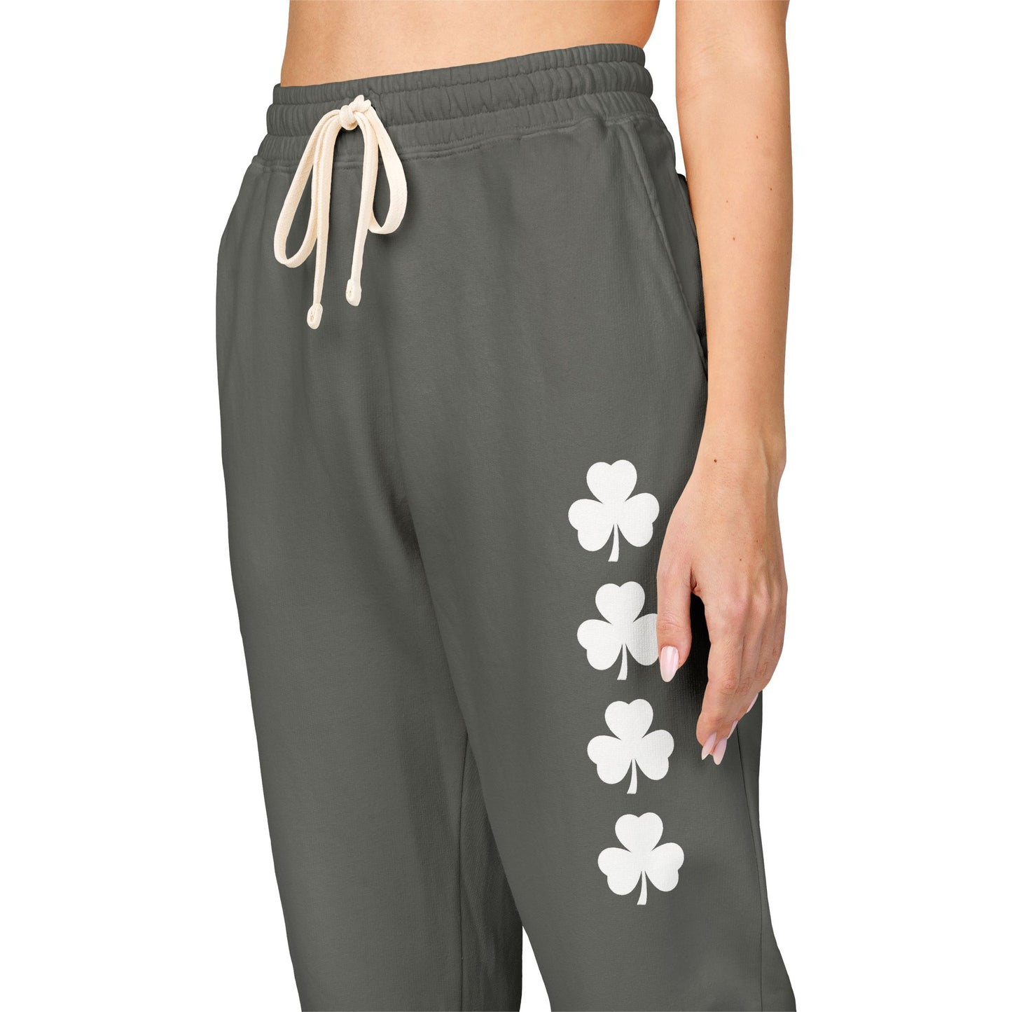 Shamrock CC Fleece Sweatpants - white font in multiple colors