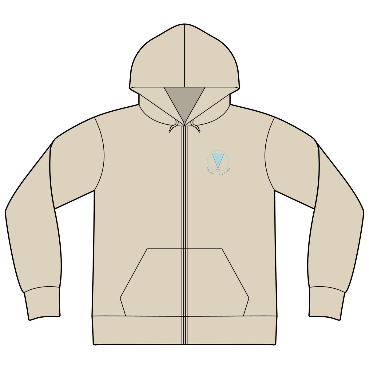 *Thrive Minimal Hoodie in multiple colors