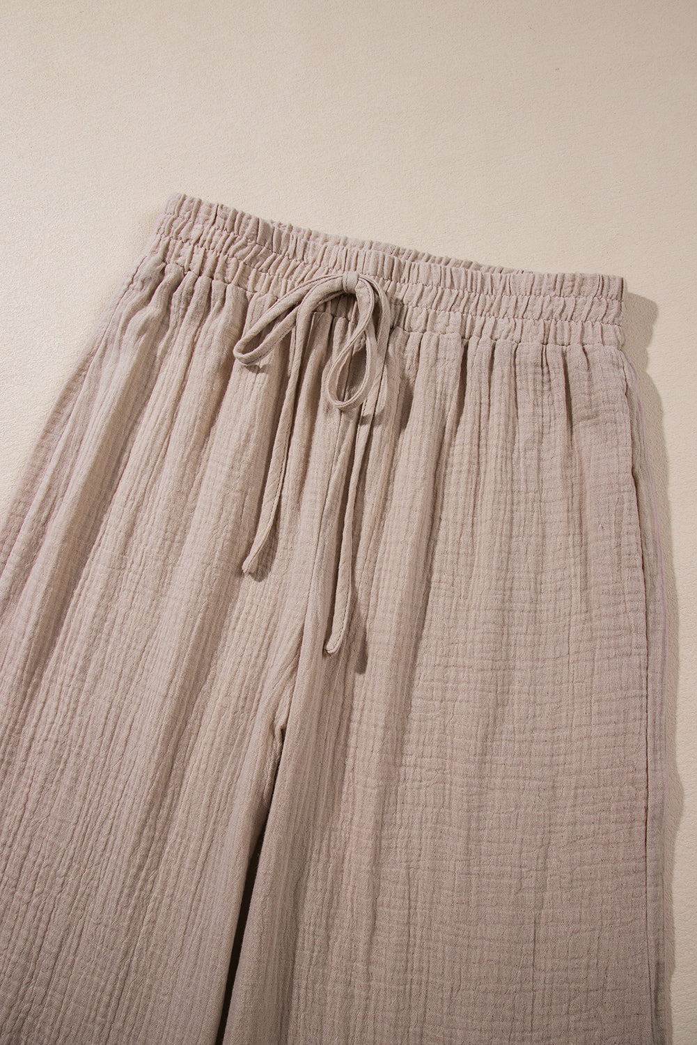 Textured Loose Fit Pants