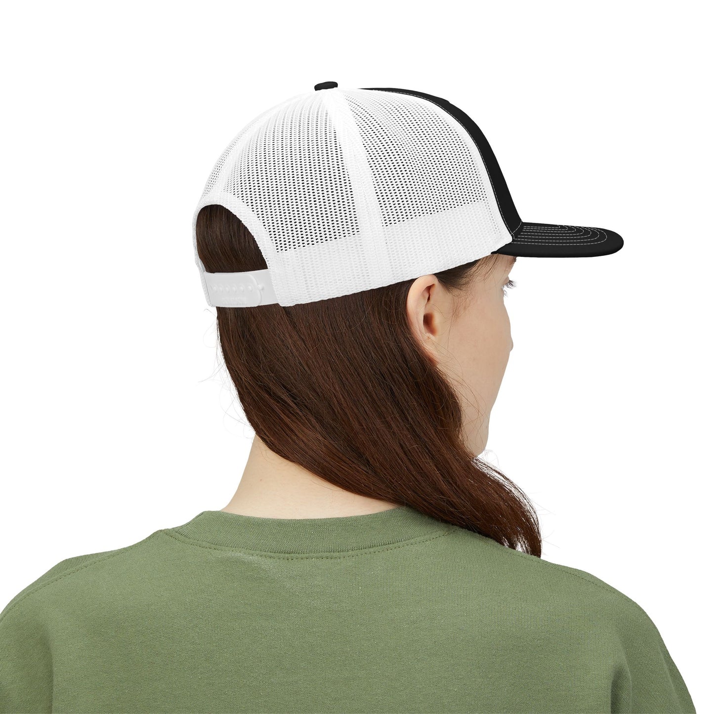 Approach with Chocolate Embroidered Snapback Trucker Cap - white font in multiple colors