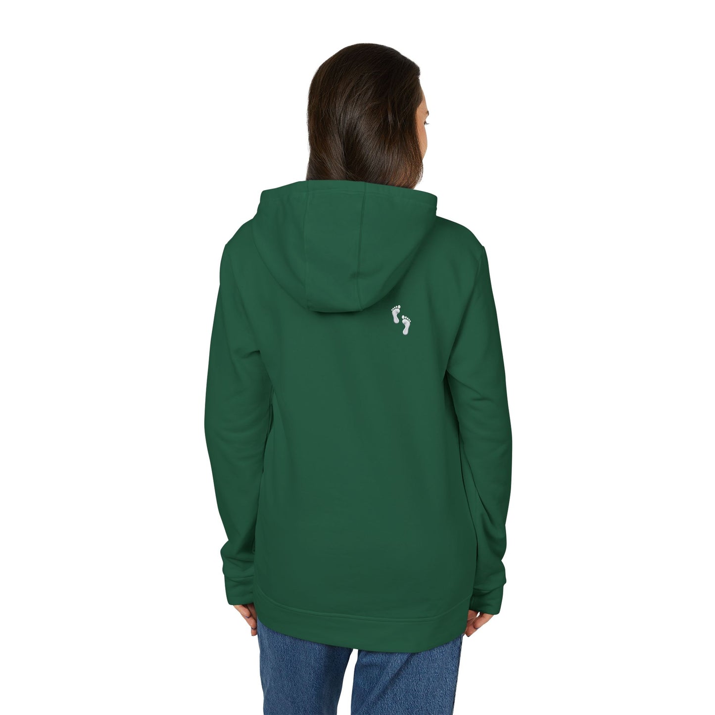 Feet in Straps Fleece Hoodie - white font in multiple colors