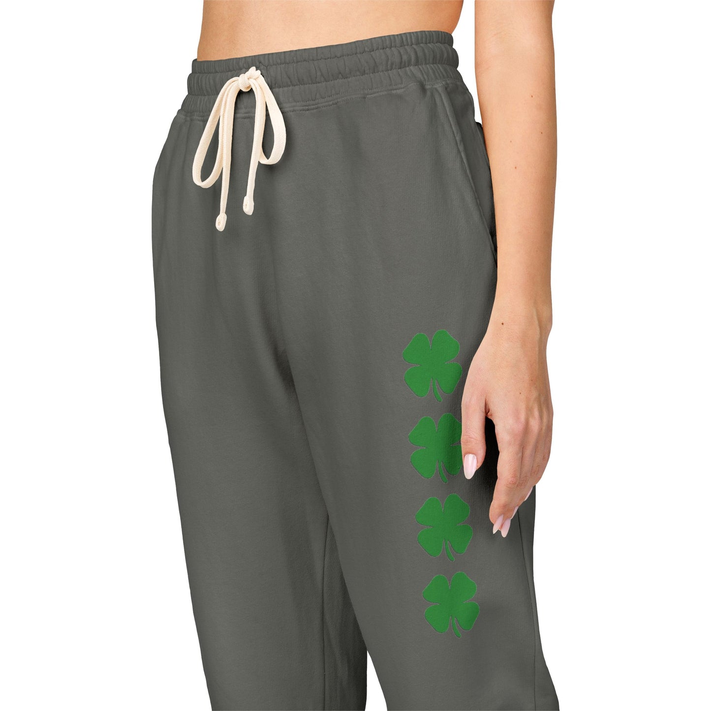 Shamrock Fleece CC Sweatpants — green font in multiple colors