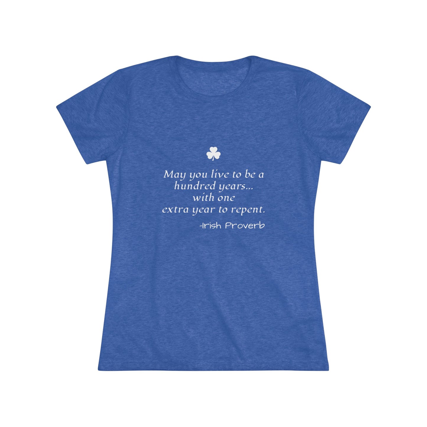 Irish Proverb NL Tee - white font