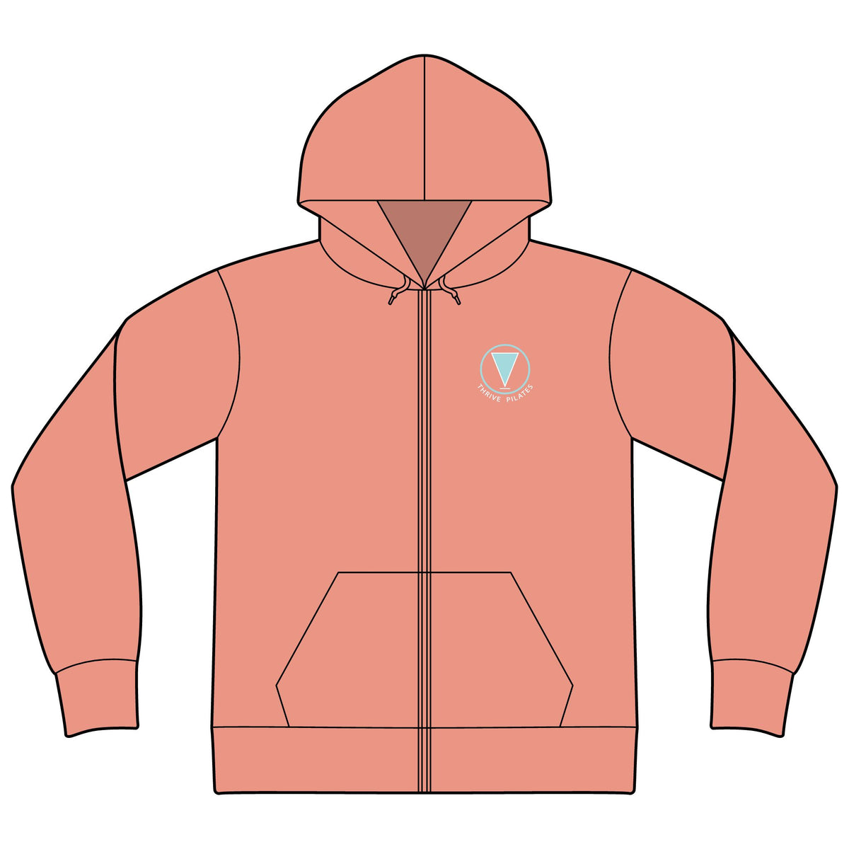 *Thrive Minimal Hoodie in multiple colors