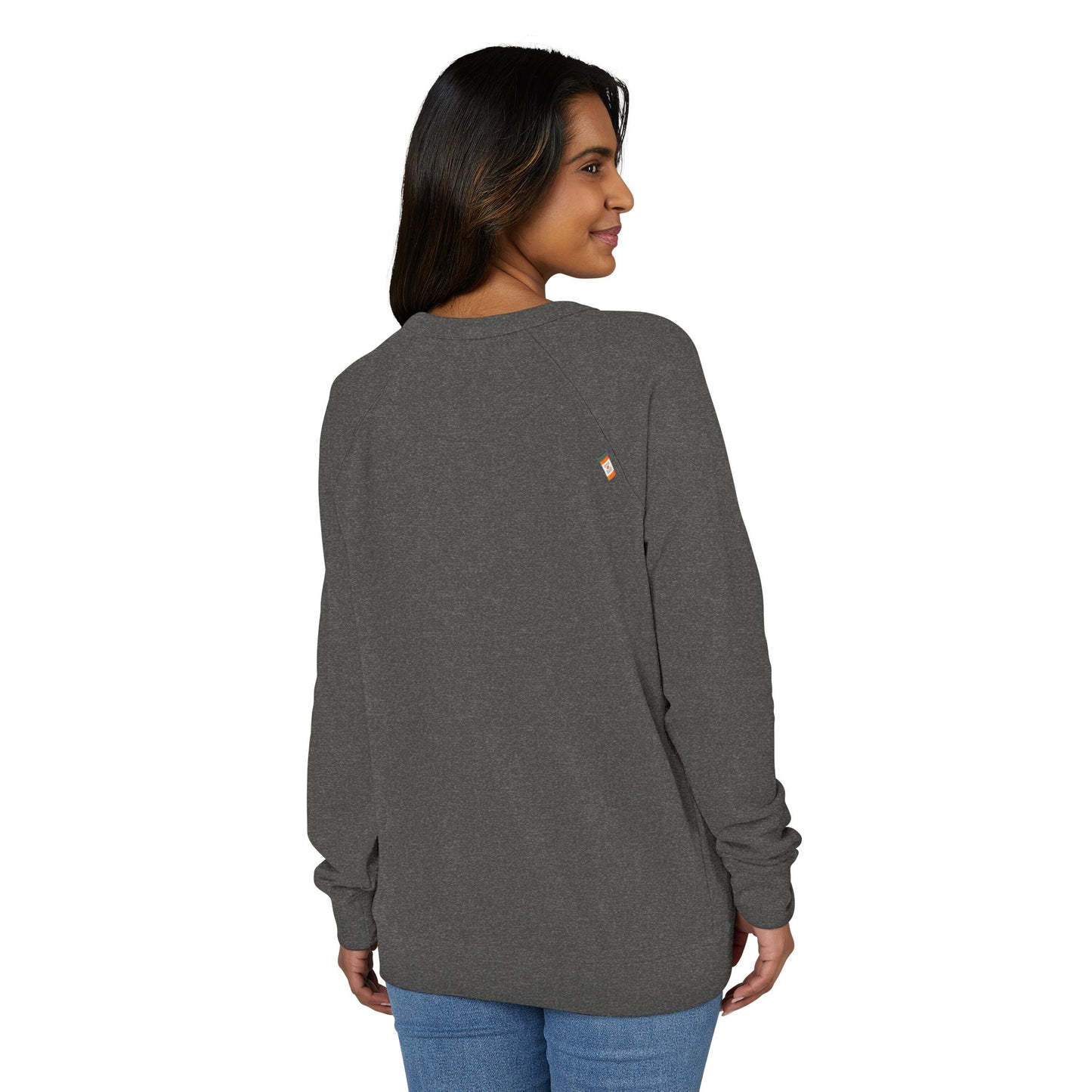 Xanax Straight Up French Terry Raglan Sweatshirt - white font in multiple colors