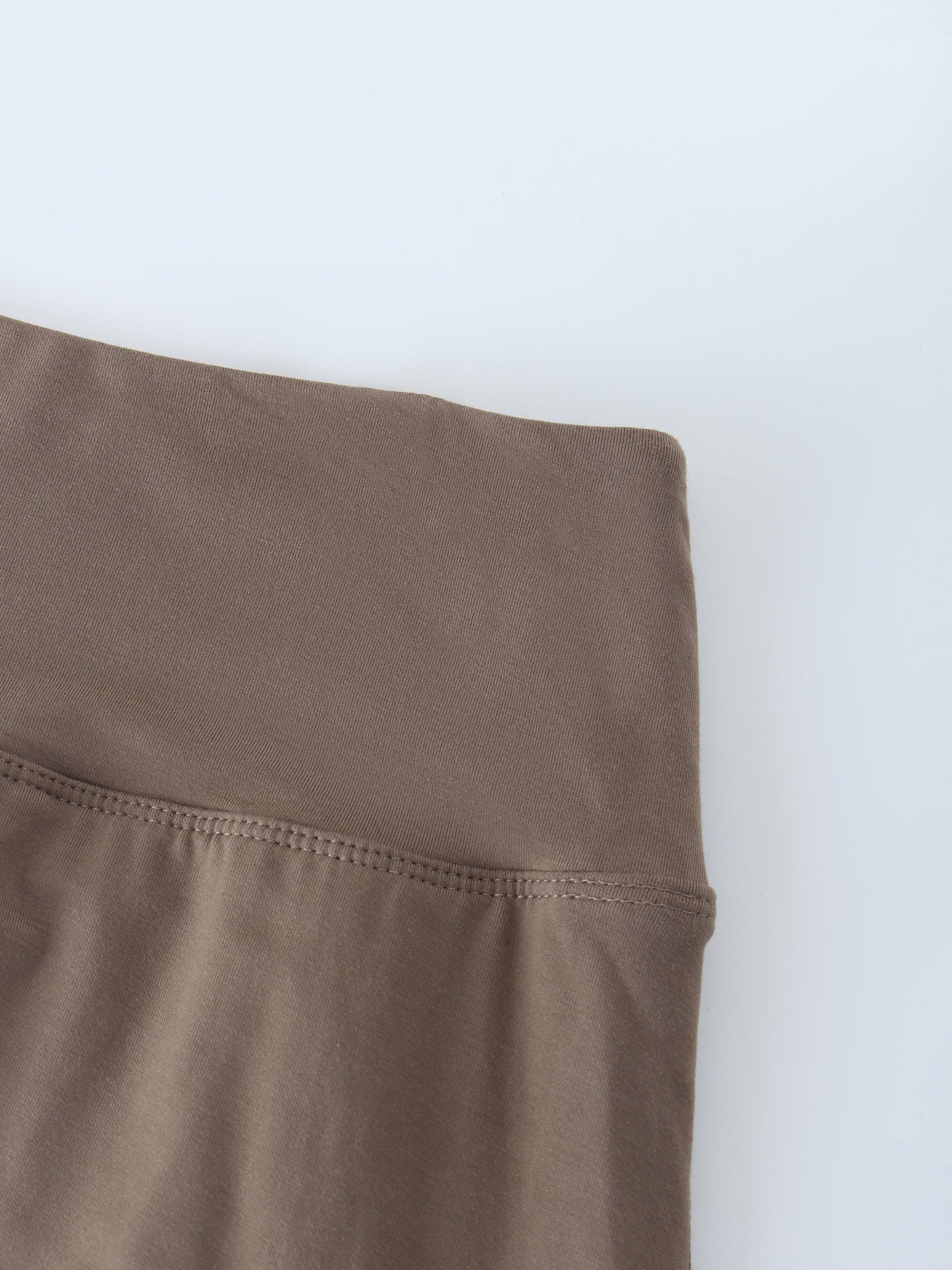 DOUBLE LAYER SKIRT-BROWN-3
