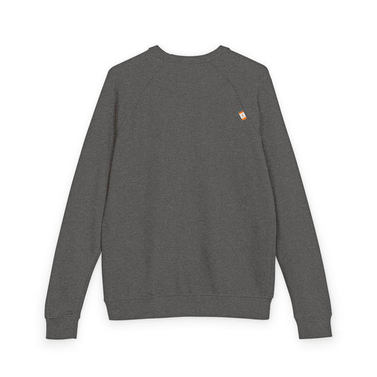 Xanax Straight Up French Terry Raglan Sweatshirt - white font in multiple colors