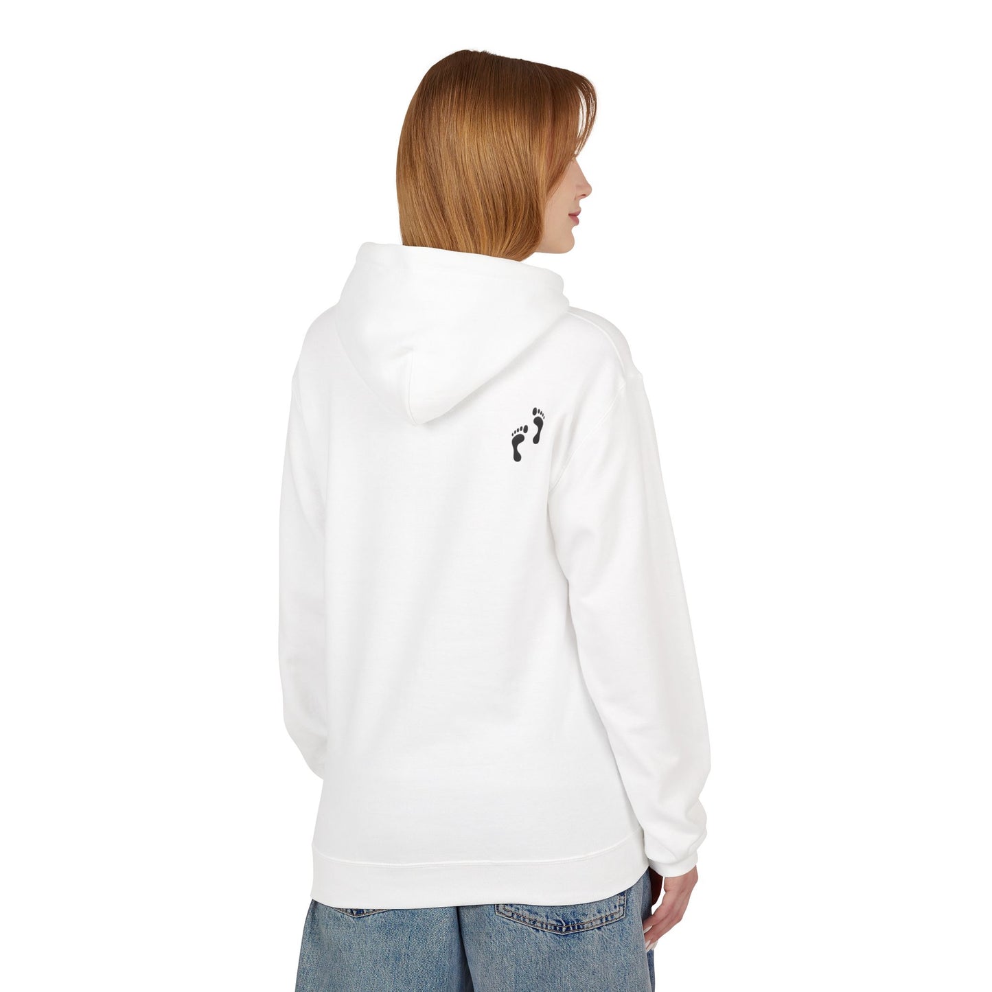 Feet in Straps Fleece GD Hoodie - white font in multiple colors