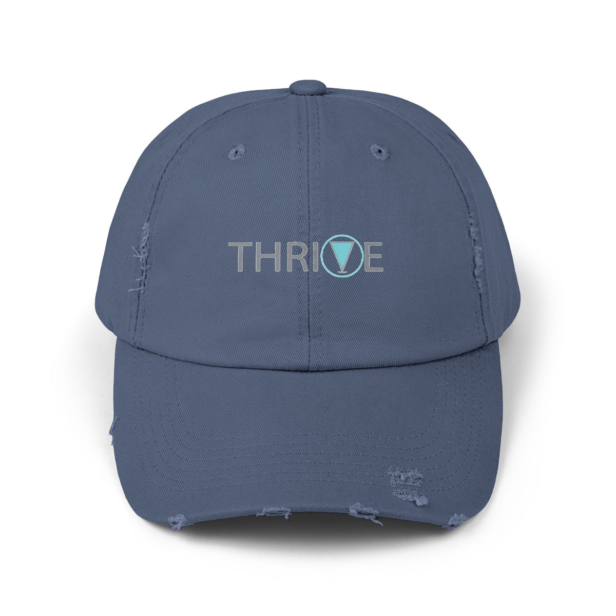 Thrive Embroidered Distressed Hat in multiple colors