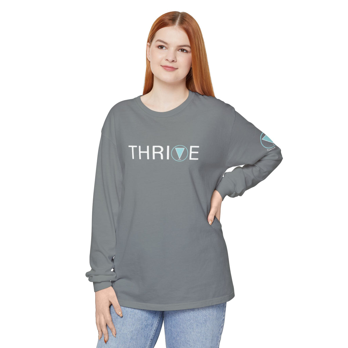 Thrive Long Sleeve Tee in multiple colors