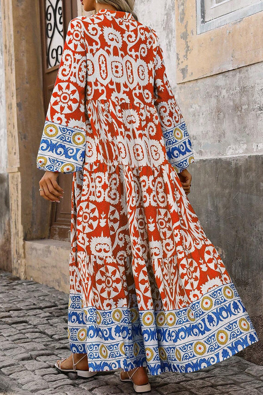 Geo Maxi Dress