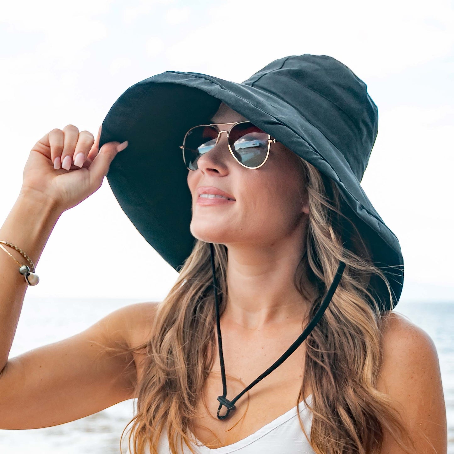 Drawstring Cargo Hats in multiple colors
