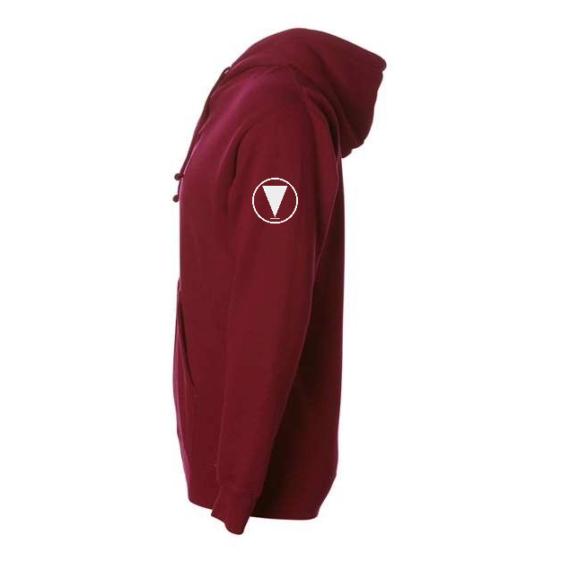 Thrive Full-Zip Hoodie with Shoulder Logo