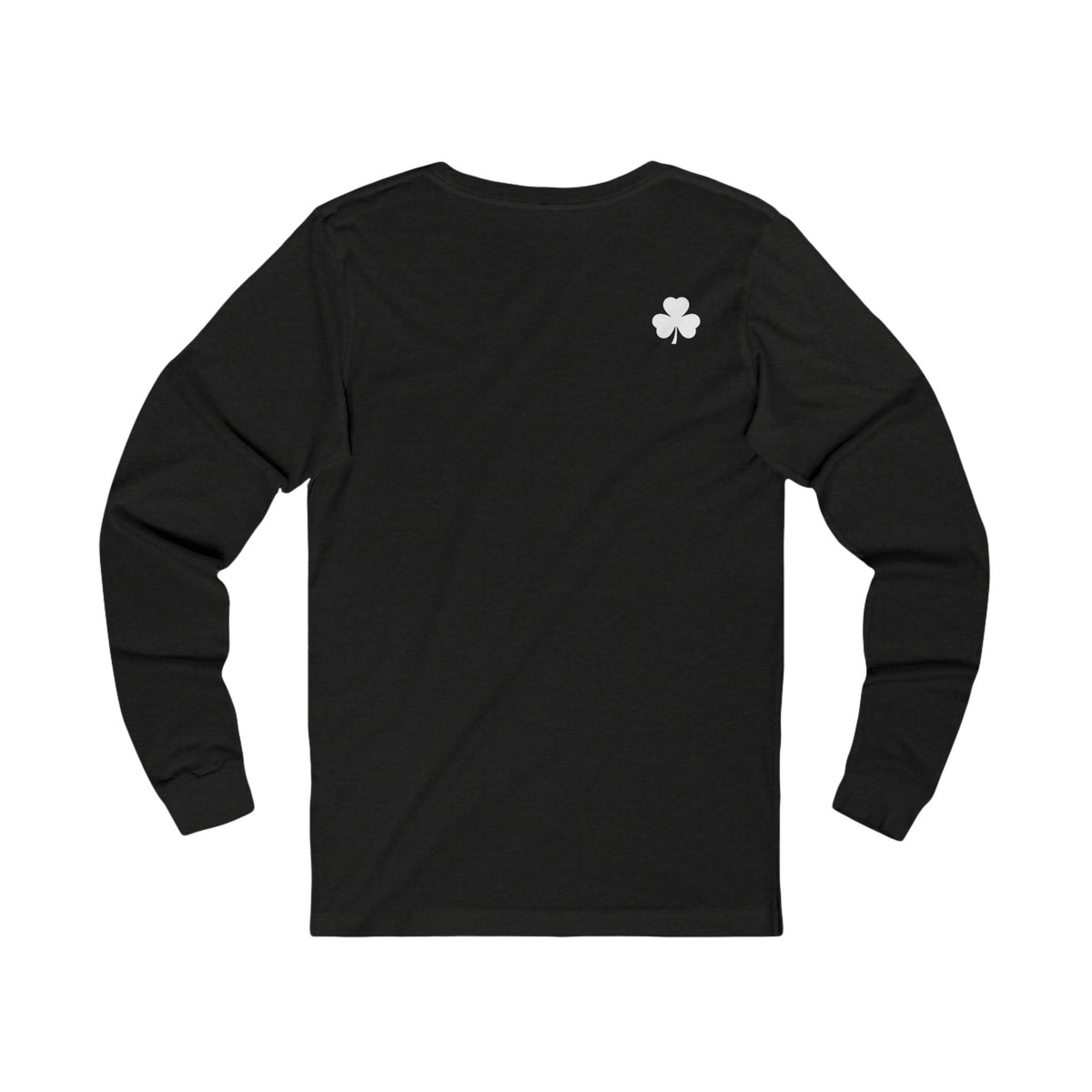 Irishman Walks Out Of A Bar BC Long Sleeve Tee - white font
