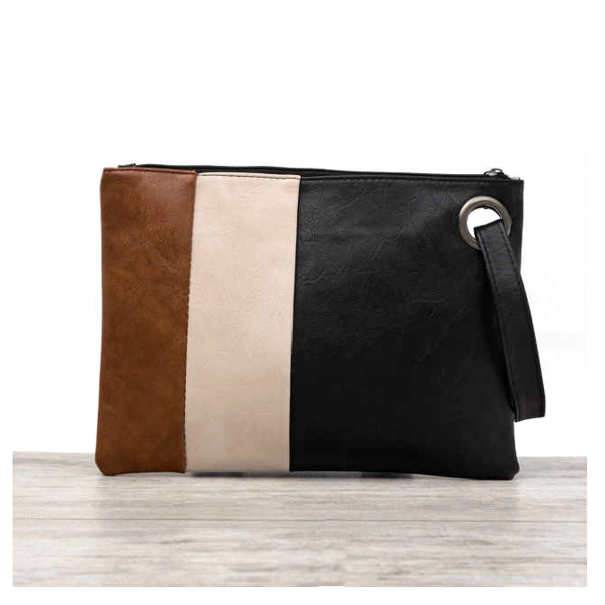 Oversize Color Block Clutch in multiple colors