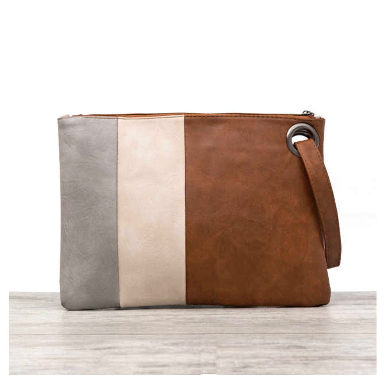 Oversize Color Block Clutch in multiple colors