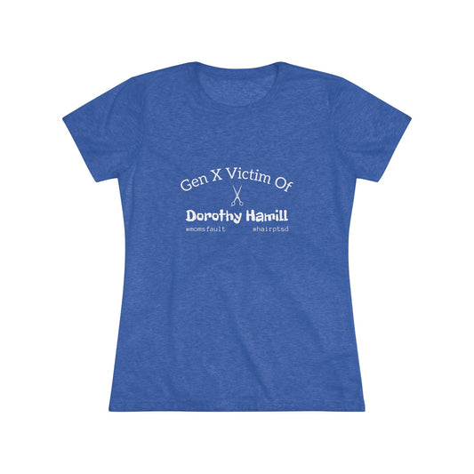 Dorothy Victim NL Tee - white font in multiple colors