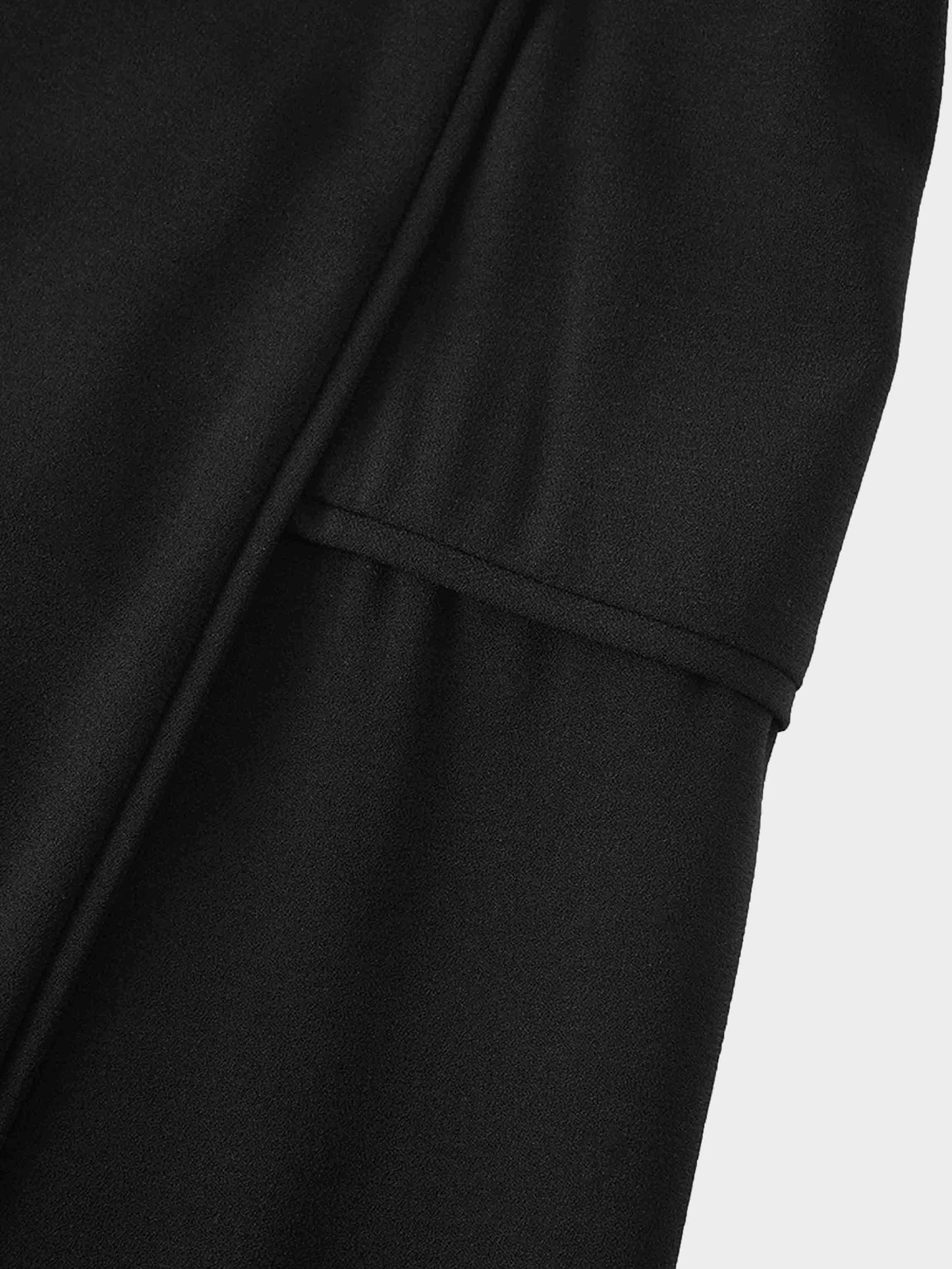 Bottom Flare Skirt-Black-4