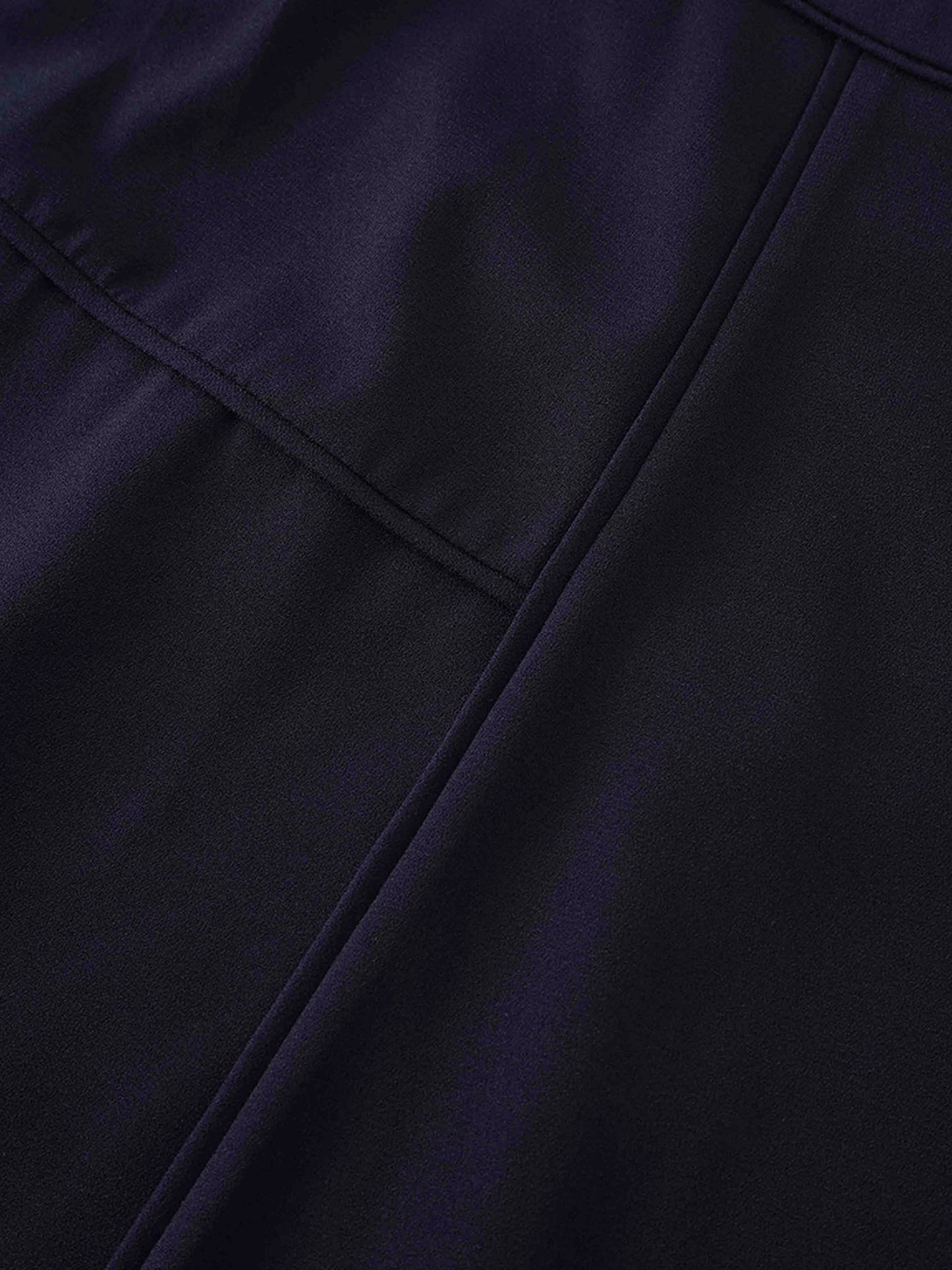 Bottom Flare Skirt-Navy-4