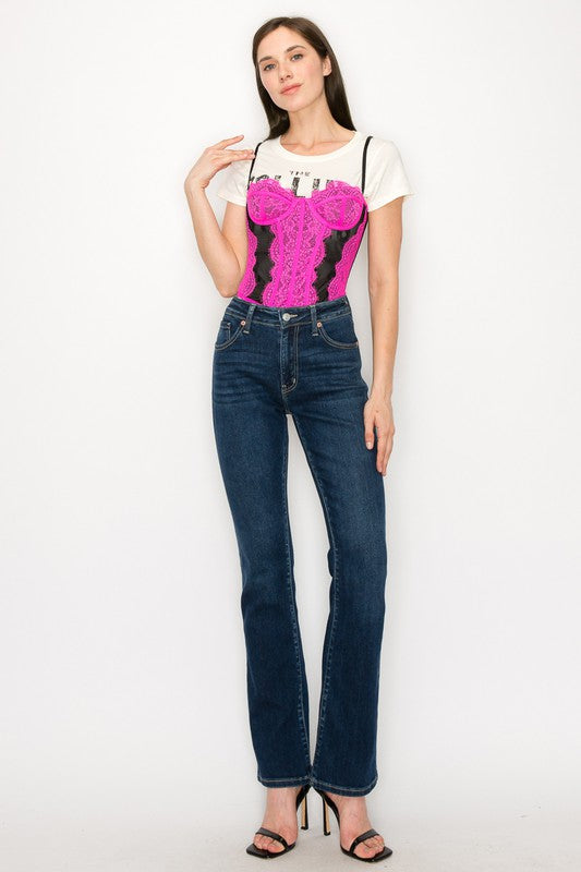 The Allison Jean -  High Rise Skinny Bootcut by Artemis Vintage