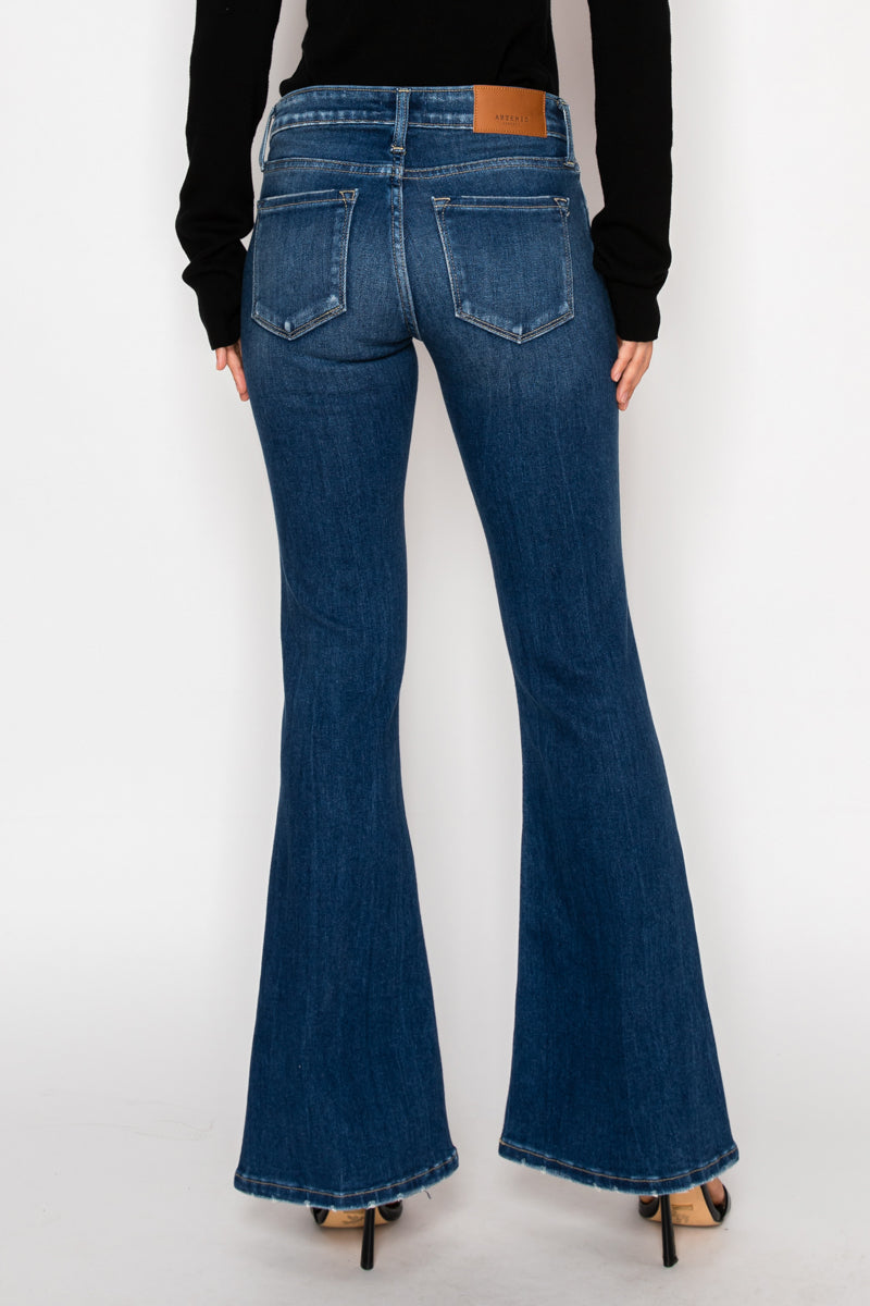 The Margaret Jean - Low Rise Stretch Vintage Flares by Artemis Vintage