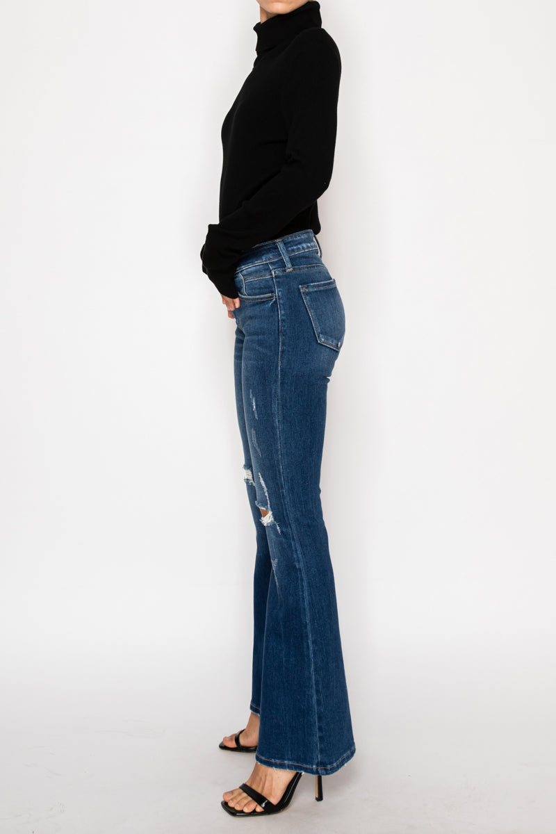 The Margaret Jean - Low Rise Stretch Vintage Flares by Artemis Vintage