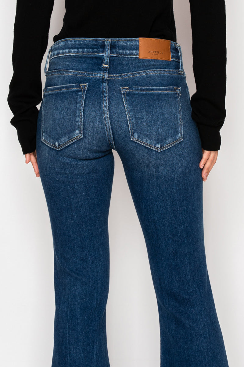 The Margaret Jean - Low Rise Stretch Vintage Flares by Artemis Vintage