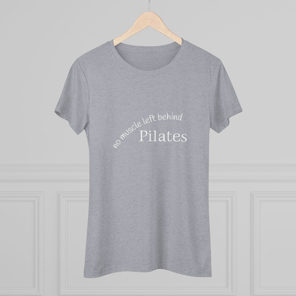 No Muscle Left Behind NL Tee- white font in multiple colors