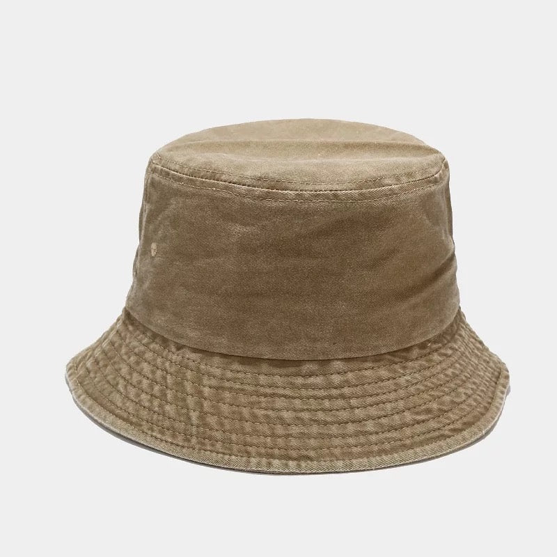 Distressed Bucket Hats in multiple colors