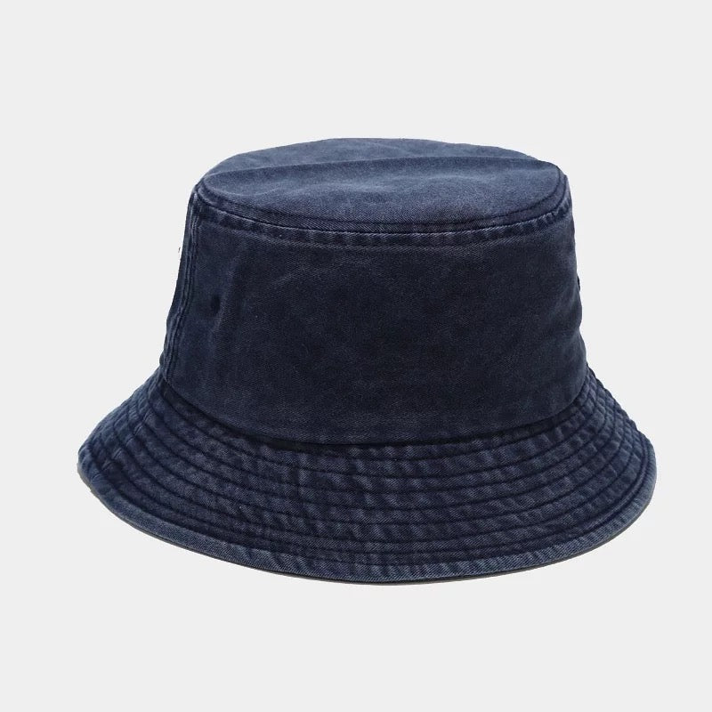 Distressed Bucket Hats in multiple colors