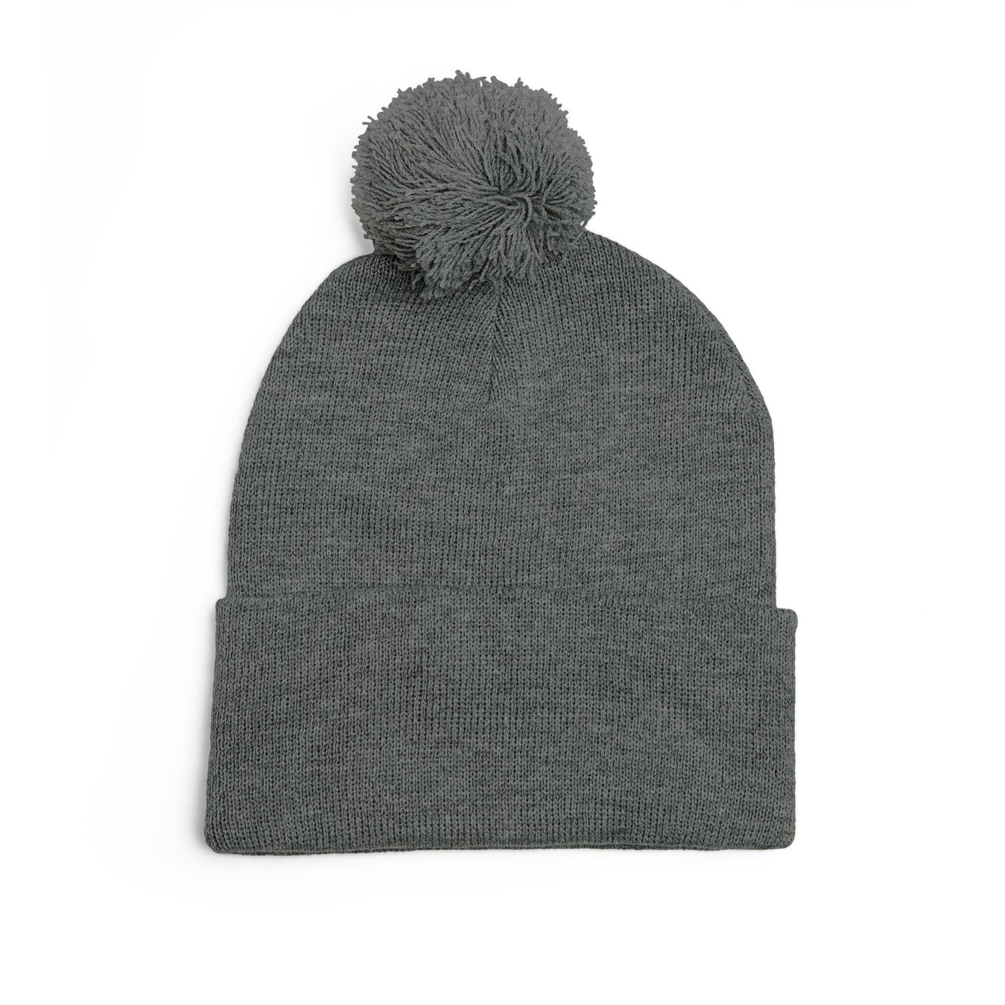 WTF Pom-Pom Knit Cap (Embroidery) - black font in multiple colors