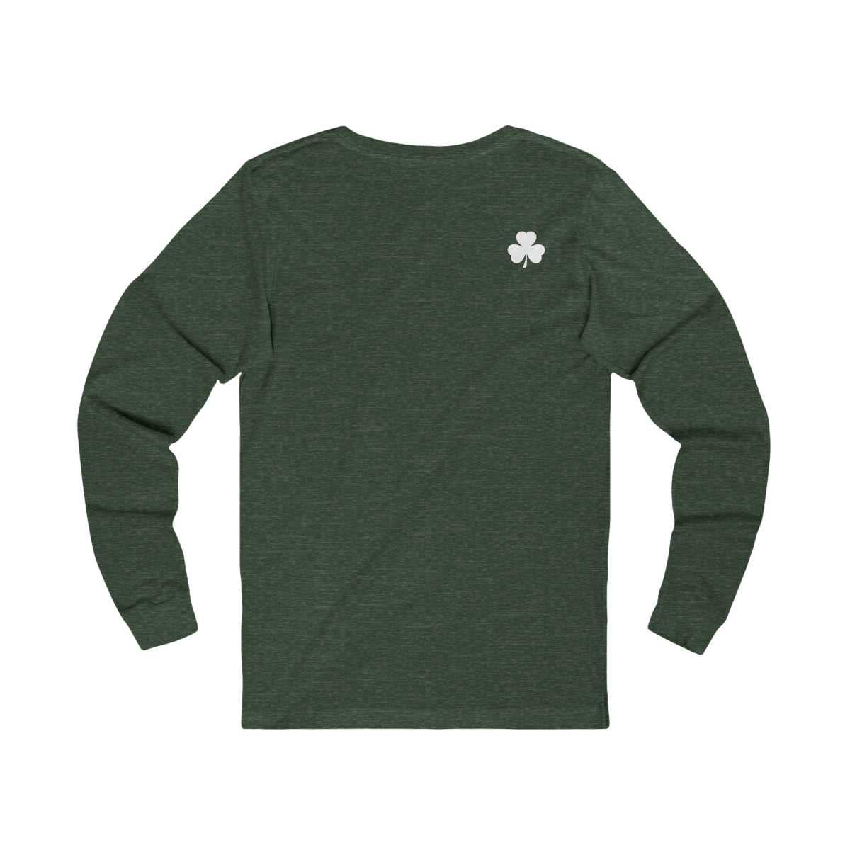 Irishman Walks Out Of A Bar BC Long Sleeve Tee - white font