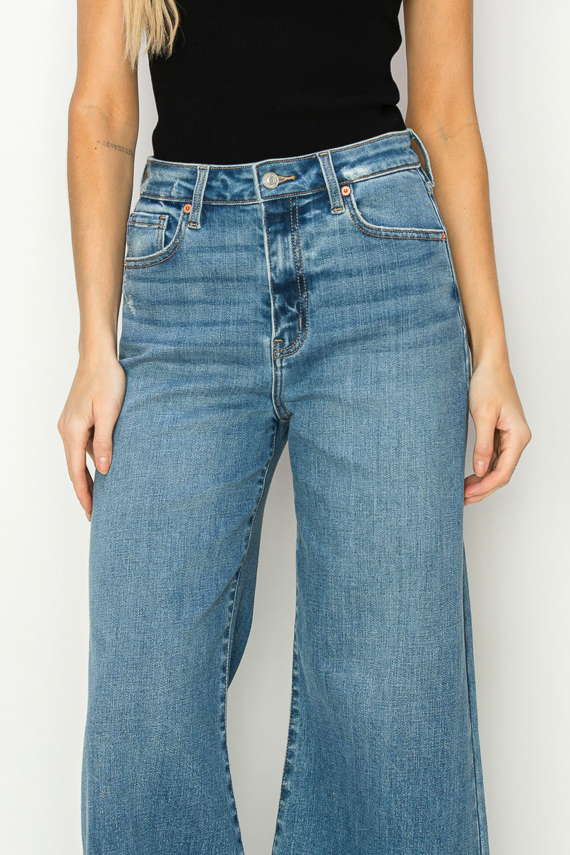 The Tara Jean - High Rise Crop Palazzo by Artemis Vintage
