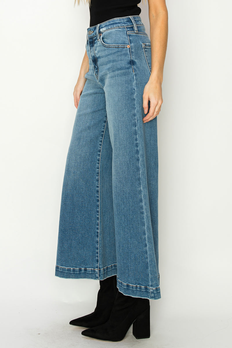 The Tara Jean - High Rise Crop Palazzo by Artemis Vintage