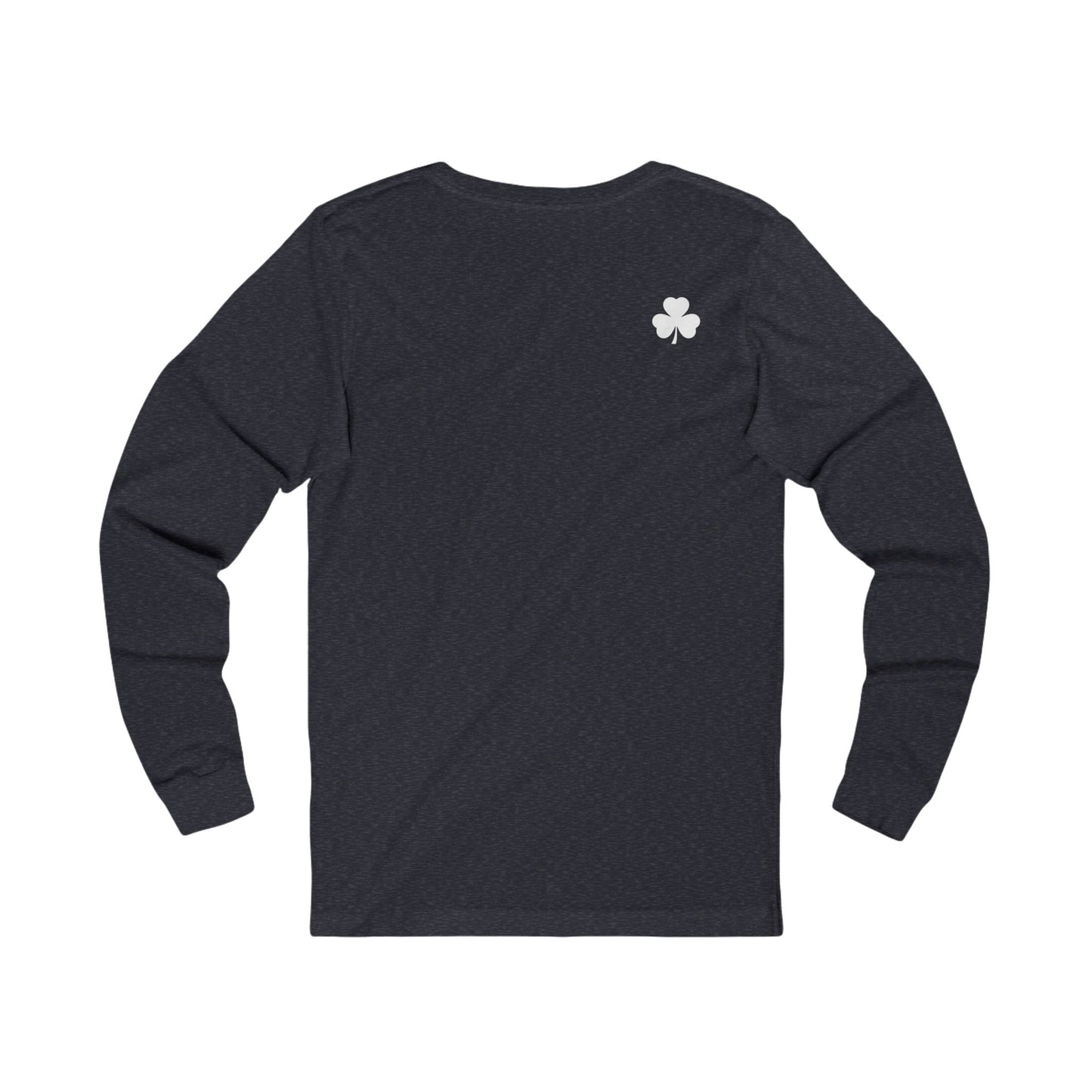 Irishman Walks Out Of A Bar BC Long Sleeve Tee - white font