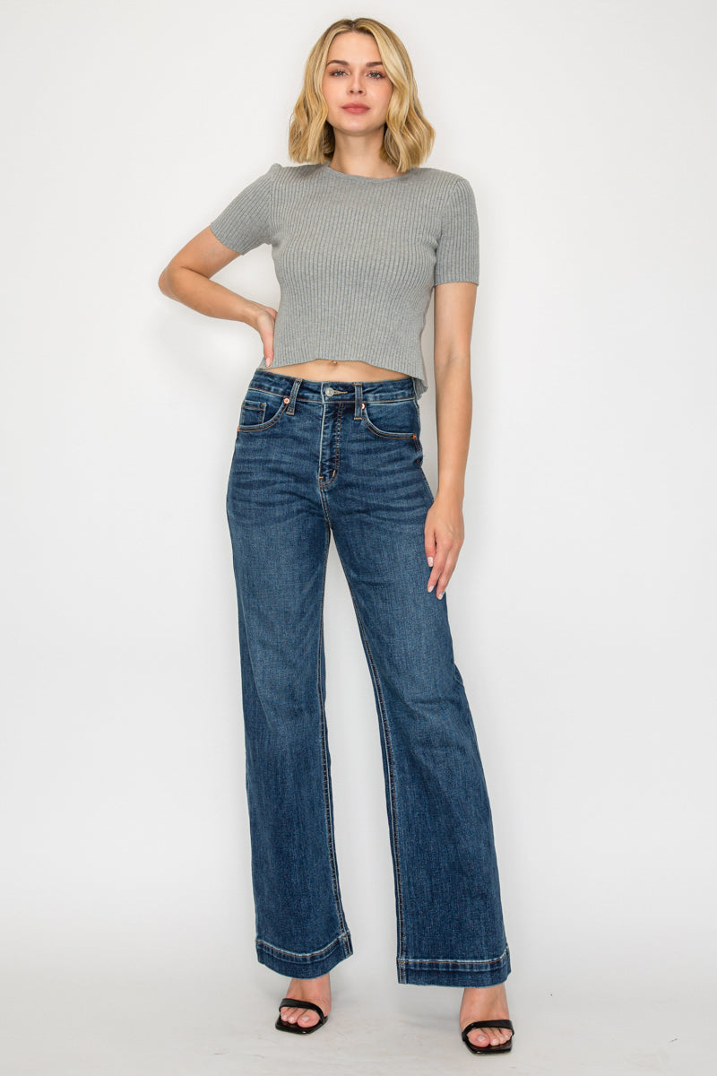 The Josephine Jean - High Rise Relaxed Flare with Tummy Control by Artemis Vintage