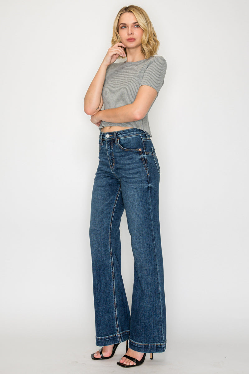 The Josephine Jean - High Rise Relaxed Flare with Tummy Control by Artemis Vintage