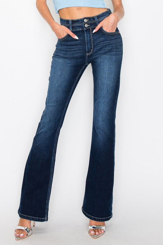 The Ginny Jean - High Rise Bootcut with Tummy Control by Artemis Vintage