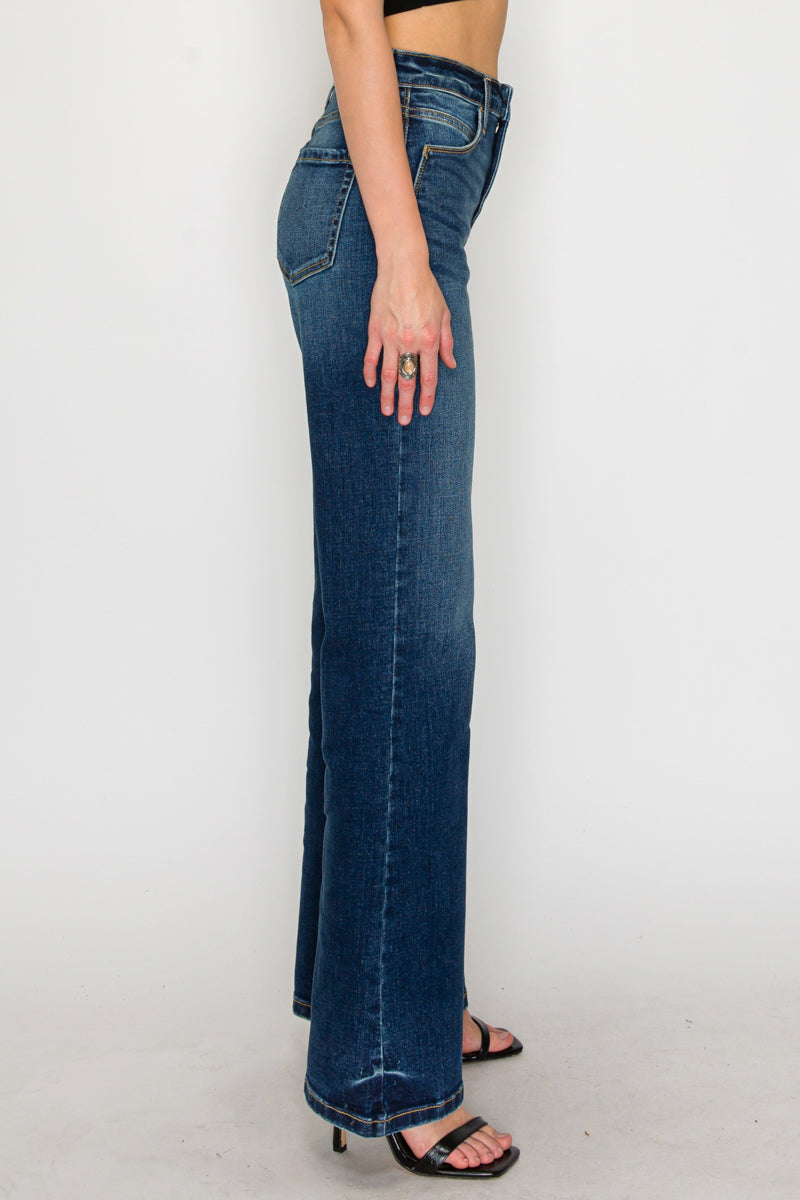 The Leilani Jean - High Rise Flare with Tummy Control by Artemis Vintage